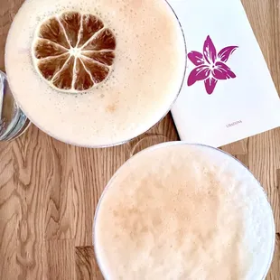 Mucha Pasión Sour and an incorrect drink order... and a menu.