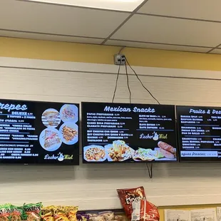 Menu love their selection