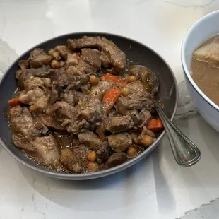 Not sure what this was, on the receipt "Pork, chicken, veggi"