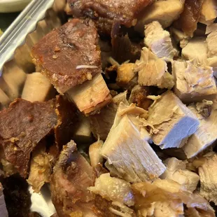 burned and dry lechon from lechon Manila