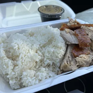 Lechon over rice