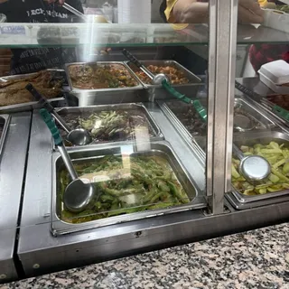 Chicken, Pork and Vegetables