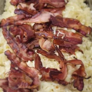 Potatoes with bacon