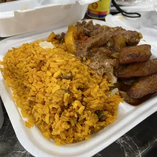 Pepper steak plate