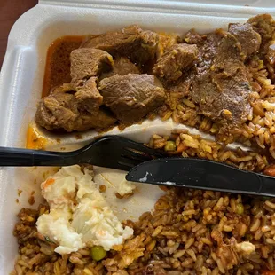 My carne guisada tasteless and greasy. First and last time at this place.