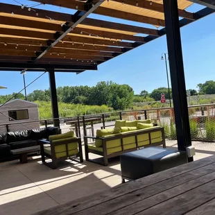 Outdoor seating