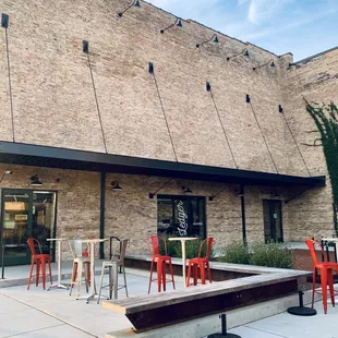 the outside of the building