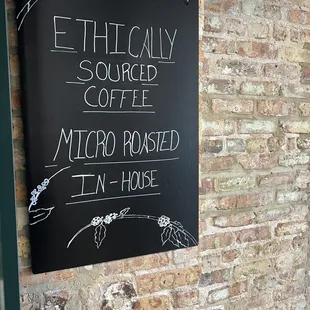 Ethically sourced and micro-roasted in house - yes to both!