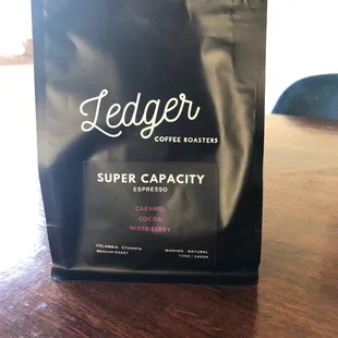 Really enjoying this Super Capacity blend lately, we use it in our pump espresso machine at home. Helps to make a nice cappuccino