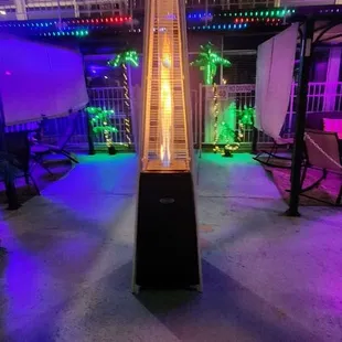 View from the Ledo Lounge looking at the pool.