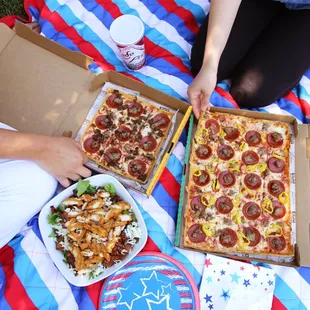 pizza, food
