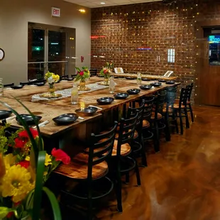 Private Party Rooms and outdoor patio!