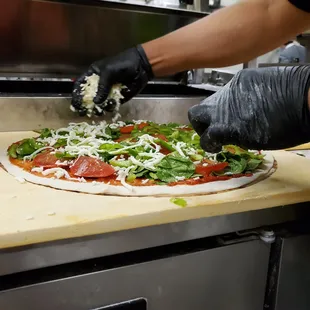 Your pizzas are made to order!