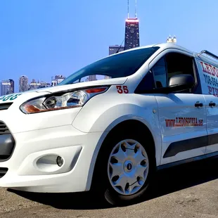 Your food is always delivered hot and fresh! All our vehicles are hot box equipped.