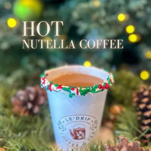 HOT NUTELLA COFFEE.

Our favorite Nutella coffee ice blended is now available in hot version to warm up your holiday!