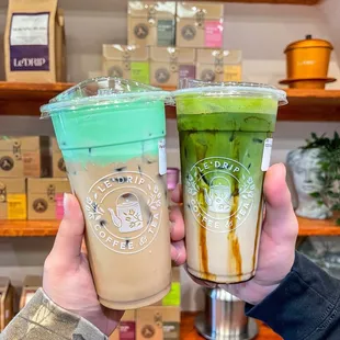 Brown Sugar Matcha Latte