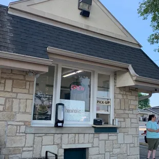 the front of the store