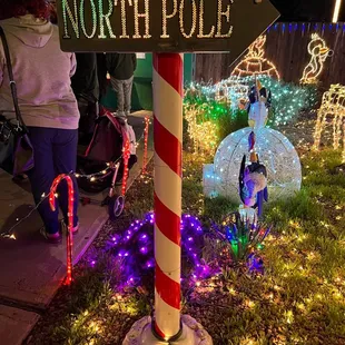 Directions to North Pole.