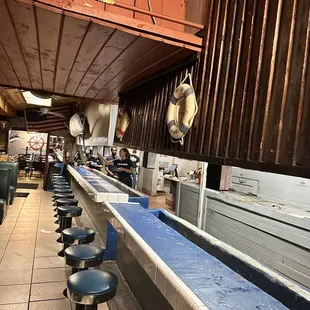 interior, sushi and sashimi