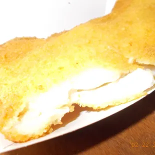 POLLACK TAIL... FISH SANDWICH $4.25