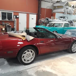 Painted hardtop and new upholstery, replaced all weather stripping