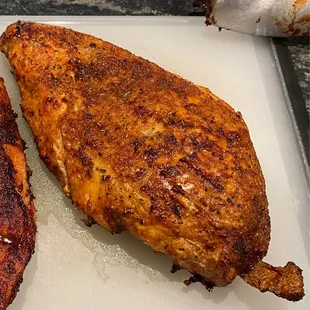 Smoked Turkey Breast with Garlic Jalapeño Meat Duster
