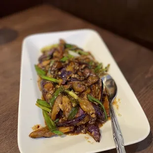 Eggplant with Garlic Sauce