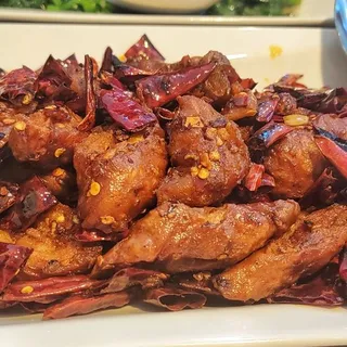 Stir Fried Pork Intestine with Pickled Vegetables