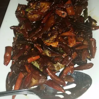 Spicy Chili Pork Intestine