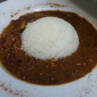 Full order of red beans &amp; rice
