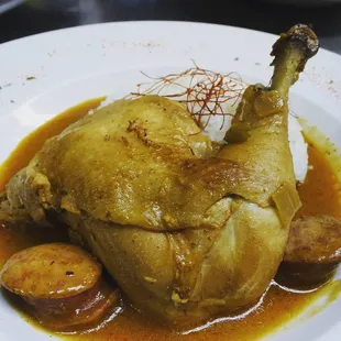 Wednesday Special - Smothered Chicken over rice w/choice of one side.