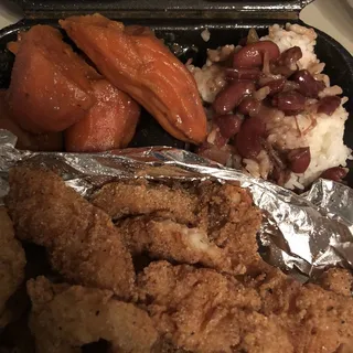 Fried Catfish & Shrimp Sandwich