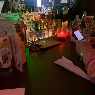 Having drinks