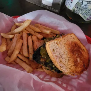 Jalapeno Chicken Sandwich. That jalapeno cheddar bread is great
