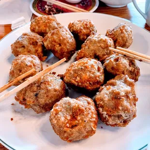 Fried Fish Meatballs