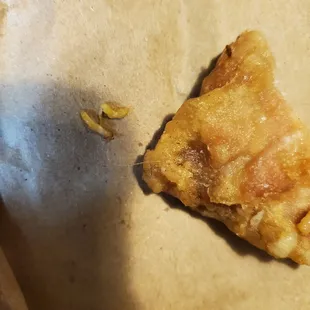Hair fried into my food. Never eating here again. Disgusting.