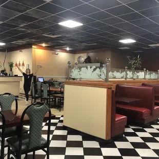 Inside the restaurant and there&apos;s My fabulous server Candy . Thank You All  I can&apos;t wait to have there salt and pepper Calamari .