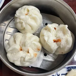 Steamed pork buns - yum