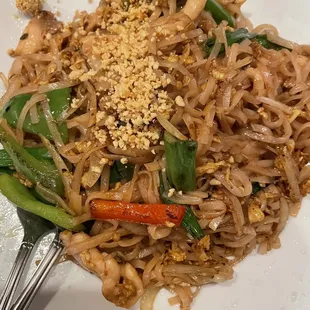 Pad Thai Noodles with Chicken