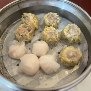 Shrimp Dumplings. Steamed Sui Mai