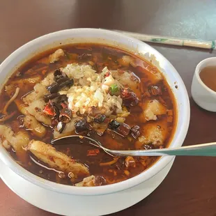 Sliced Fish Fillet in Hot Oil 水煮鱼