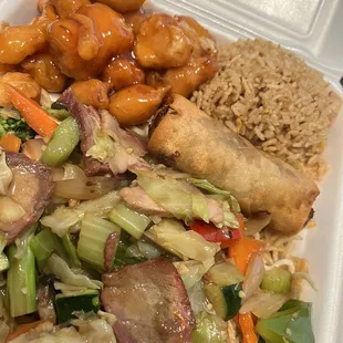 Sweet and sour chicken plate berry gud!