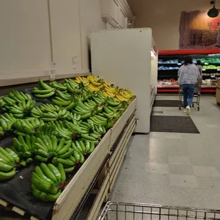 a display of bananas