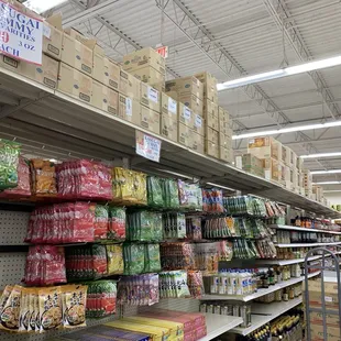 Added top shelves and reworking most aisles