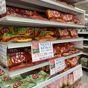 Wow! When did KitKat come in so many flavors.