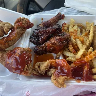 He had bbq chicken omg let's see! August 28,2023