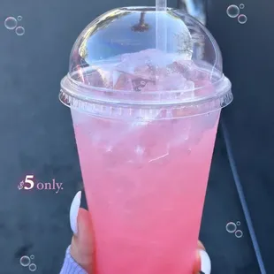 Pink lemonade! Summer special drink
