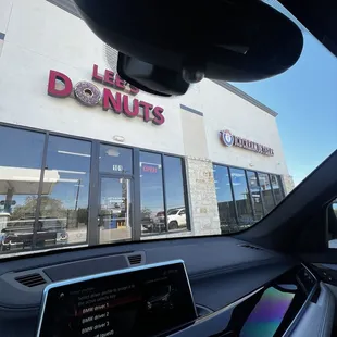 the interior of a car