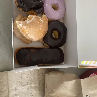 Donut Holes, Mixed Donuts, Eclair Donut