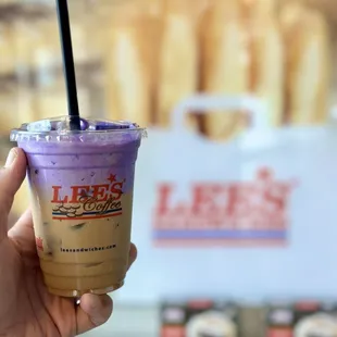 Ube Vietnamese Iced Coffee